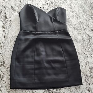 House of CB Black Strapless Dress